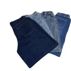 GU、しまむらデニム4点セット　Lサイズ