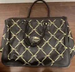 ロンシャン　オールレザー　ビンテージ　ボストンバッグ　旅行