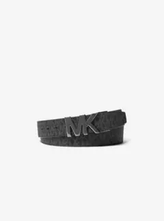 マイケルコース　ベルト40 100㎝　シグネチャー　黒　ロゴのサムネイル