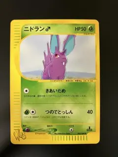 ニドラン♂ 002/048 eカード　ポケモンカード