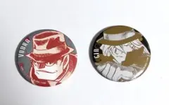 名探偵コナン　公式アプリ　缶バッジ　ジン・ウォッカ　2点セット