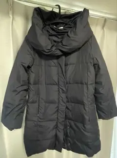 ロングダウンジャケット　ネイビー