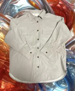 GU フェイクレザージャケット