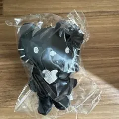 【新品】ハローキティ 合皮 マスコット チャーム ブラック エンジェル