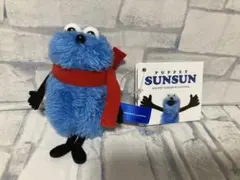 パペットスンスン winter マフラー 赤 ぬいぐるみスコット