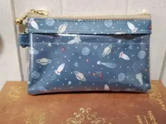 パスケース　小銭・小物ポーチ　ハンドメイド