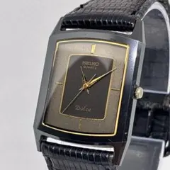 A47 希少 稼動品 SEIKO DOLCE スクエア型 80年代ヴィンテージ - メルカリ