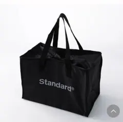 スタンダードプロダクツ　自立するショッピングバッグ　ブラック　保冷　エコバッグ