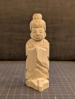 護法神、円空仏模刻値下げ 護法神(15cm gh6018) 仏像 円空仏 摸刻 木彫 彫刻 円空工房