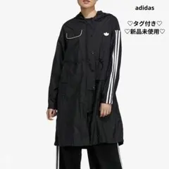 新品未使 adidas ウインドブレーカー S ブラックのサムネイル