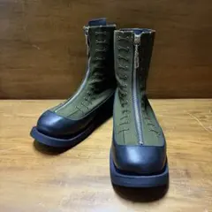 未使用 42サイズ DIRK BIKKEMBERGS フロントジップブーツ