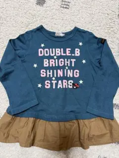DOUBLE.B 長袖カットソー 110