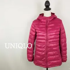 ユニクロUNIQLOウルトラライトダウンパーカージャケット桃ピンクL