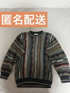 COOGI 3D ニット　アースカラー　ビンテージ　古着　クージーのサムネイル