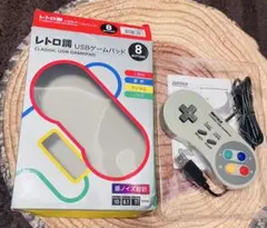 iBUFFALO レトロ調 USBゲームパッド BSGP801GY - メルカリ