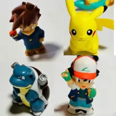 ポケモンキッズ サトシ シゲル オーキド博士 指人形 初期 - メルカリ
