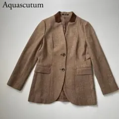 美品　Aquascutum アクアスキュータム　ウールジャケット　シルク混　8