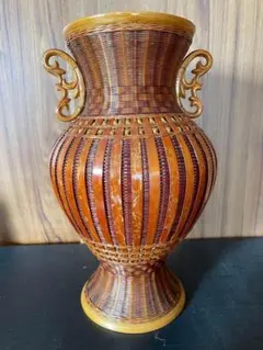 華道具　竹細工　竹籠　花籠　花入　花生　竹花器　フラワーベース　竹工芸品　茶道具