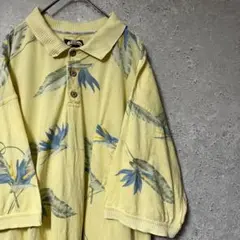 90's Tommy Bahama トミーバハマ ポロシャツ アロハ ハワイ Lのサムネイル