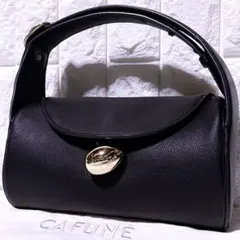 ⭐️未使用品⭐️　CAFUNE　ドロップダッフル　ハンドバッグ　ブラック　レザー Cafuné - Drop Duffel Bag - Black