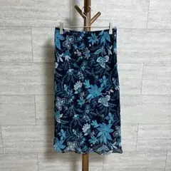 purete de ined 花柄スカート 9サイズ M相当 裏地付き