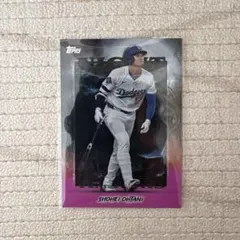 大谷翔平 Night Terrors pink foil topps