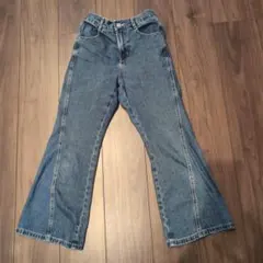 【ＧＵ】150cmデニム フレアパンツ