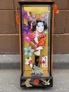 羽子板 有明 玉泉作 ガラスケース入り 伝統工芸品 - メルカリ