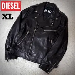 【超希少XL】DIESEL ダブルライダースジャケット L-GARRETT-R