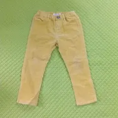 GLOBAL WORK コーデュロイ　パンツ 黄色 キッズ　M