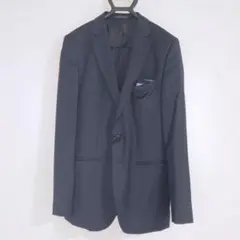 ZARA MAN スーツ セットアップ ネイビー 無地 ネクタイ付き リクルート