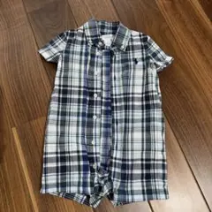 Ralph Lauren チェック柄ロンパース 9M