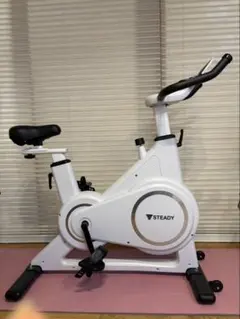 STEADY スピンバイクPlus ST145 WHITE「動作テスト使用品」 - メルカリ