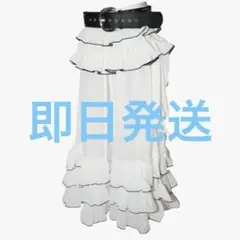 theredthread frontier tiered skirt ベルト付き theredthread frontier tiered skirt - メルカリ
