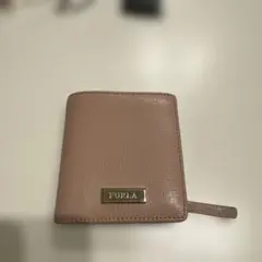 FURLA 二つ折り財布 ピンクベージュ
