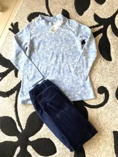 ユニクロUNIQLO★星と月デザインのルームウェア★新品タグ付き★140