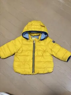 GAP イエロー フード付きアウター 12-18ヶ月