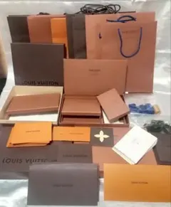 LOUIS VUITTON ルイヴィトン 空き箱 リボン 紙袋 明細入まとめて