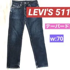 永遠の✨ LEVI'S 511✨リーバイス テーパードデニム　ローライズデニム