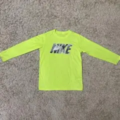 ナイキ　長袖Tシャツ　140蛍光イエロー　DRI-FIT