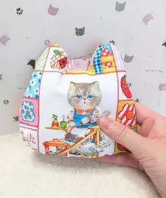 14.猫ちゃんバネポーチ(10cm口金)タグ無し