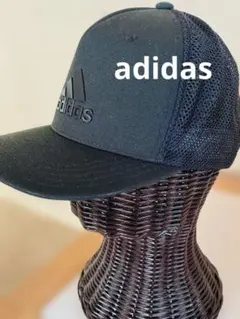 adidas ブラック メッシュキャップ