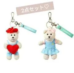 韓国スタバ ★ べアリスタキーチェーン セット