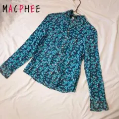 MACPHEE マカフィー 長袖 花柄 シャツ ブラウスのサムネイル