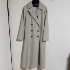 美品ジャスグリッティー　バックボリュームダブル釦コート