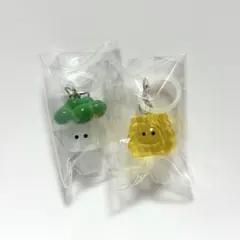 めじるしチャーム　野菜たちのmineチャーム コーン ダイコン　2個セット