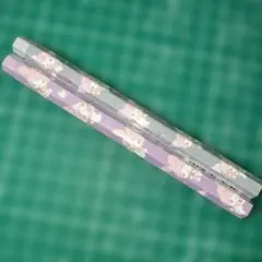 マイメロディ　クロミ　サンリオ　ロング消しゴム　 グレー 紫 2本セット