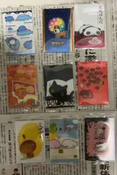 セミコンプ9種類　サンエックスユニバース　ウエハース