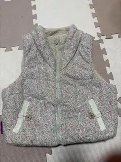 RAG MART STUDIO 花柄ダウンベスト 120