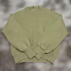 GU カーキ ハイネックニットセーター Mサイズ